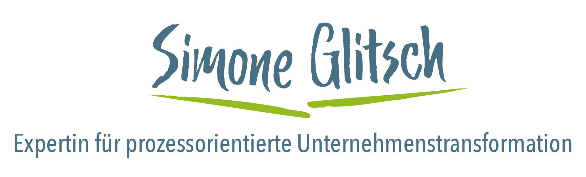 Simone Glitsch Logo Unterzeile