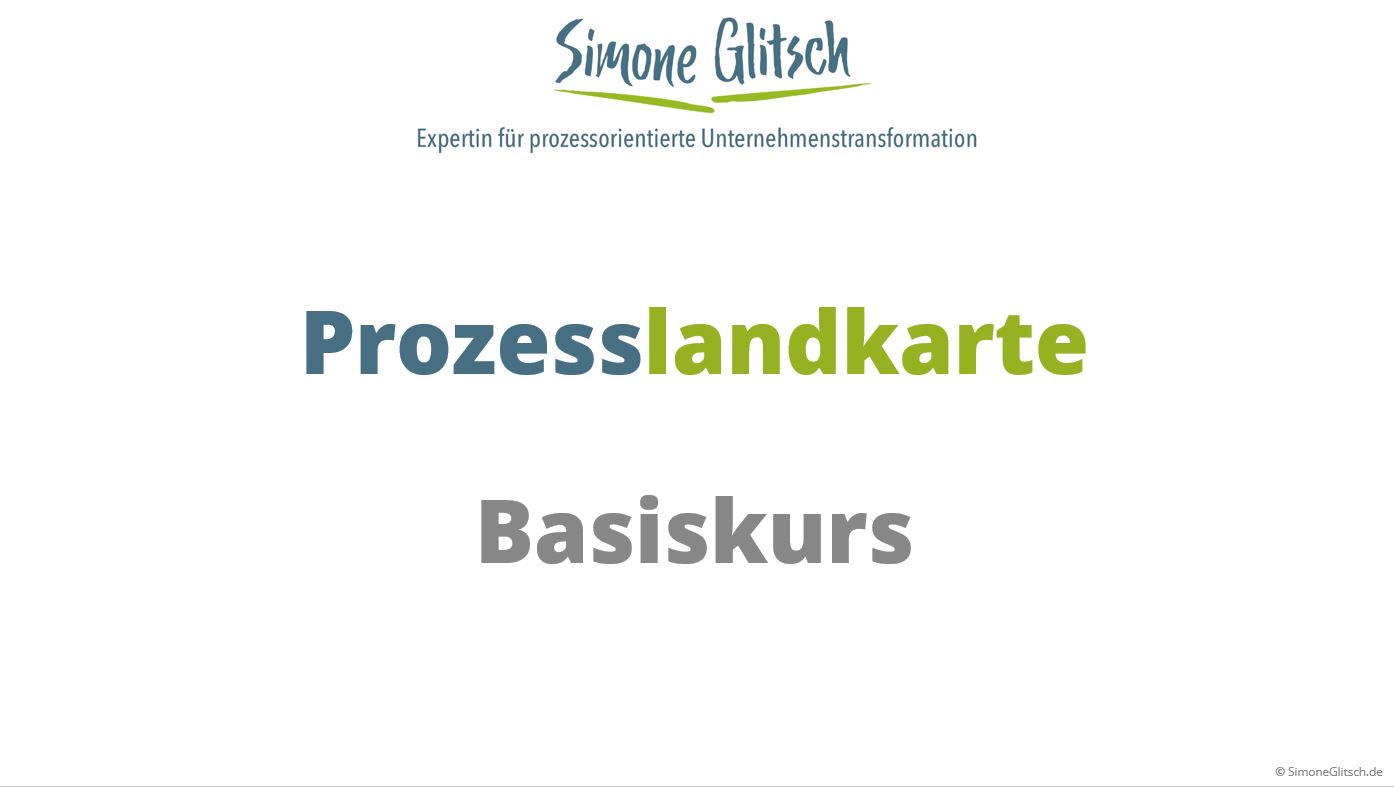 Prozesslandkarte Basiskurs